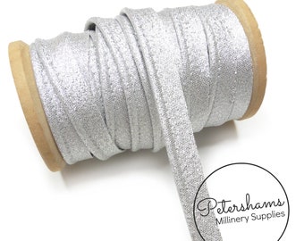 Metallic Insertion 4mm Piping Cord for Millinery & Crafts - 1m - Silver