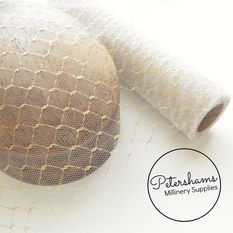 Tulle Netting with Lurex Veiling Pattern Detail 1m 1.09 Etsy