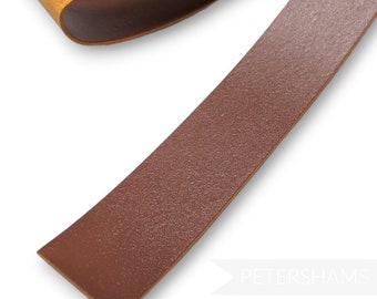 3cm Bonded Leather Hat Band / Sweatband for Millinery and Hat Making - Brown