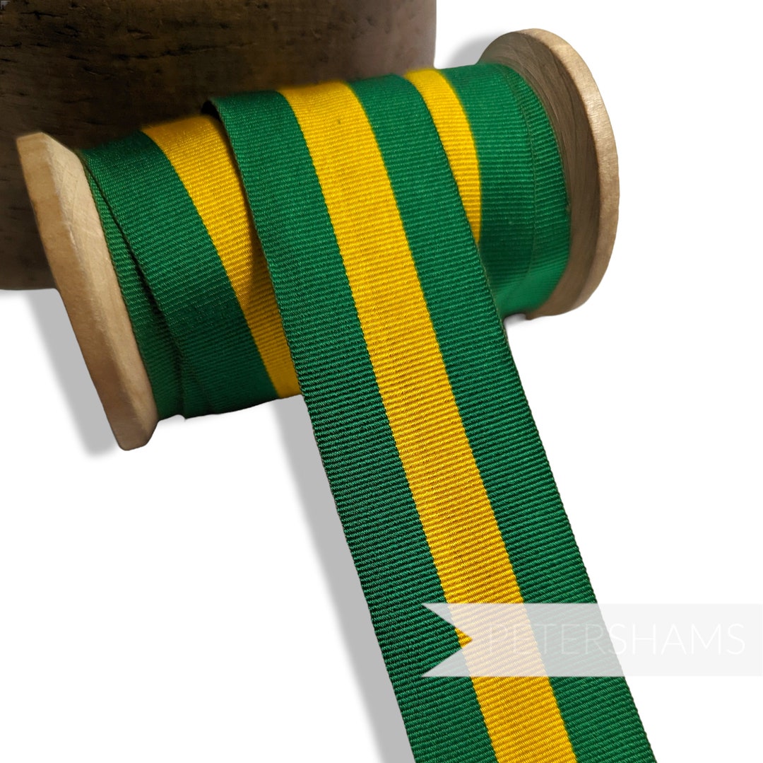 32mm Striped Grosgrain Ribbon for Hat Making and Millinery Etsy UK