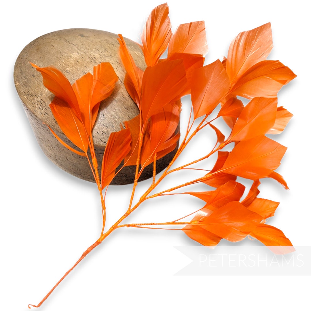 Extra Large Goose Feather Tree Hat Mount for Hat Making and Millinery