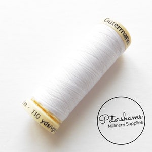 Gutermann Sew-All Polyester Thread Spool 100m (110 yards) - Bright White #800