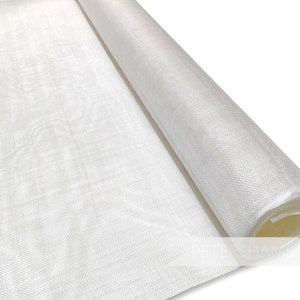 Sinamay Fabric for Millinery, Hat & Fascinator Making 1/2 Metre - White