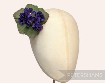ワイヤー入り造花「ドラインジア」シルクアジサイ（帽子装飾用）