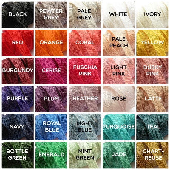 Millinery Hats Fascinators Warm Colors Sinamay Color Card