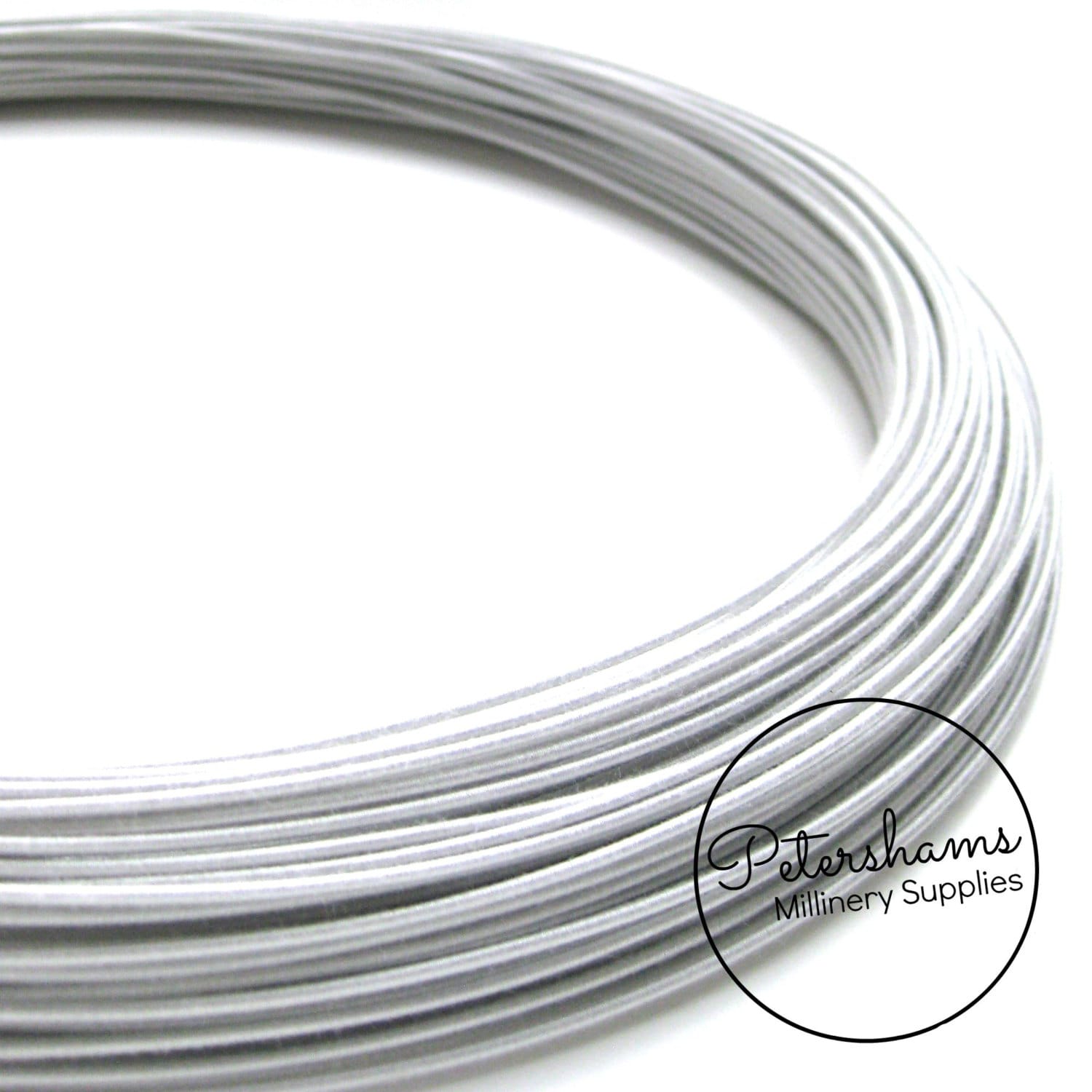 Plastic Hat Brim Wire for Millinery and Hat Making 1.2mm Clear 