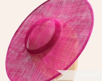 Cartwheel Sinamay Fascinator Hutbasis für Millinery & Hutherstellung – Cerise