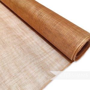Sinamay Fabric for Millinery, Hat & Fascinator Making 1/2 Metre - Latte