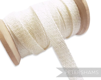 1cm Sinamay Bias Binding Tape Strip (1.6m/1.7yards) for Millinery & Hat Making - Ivory