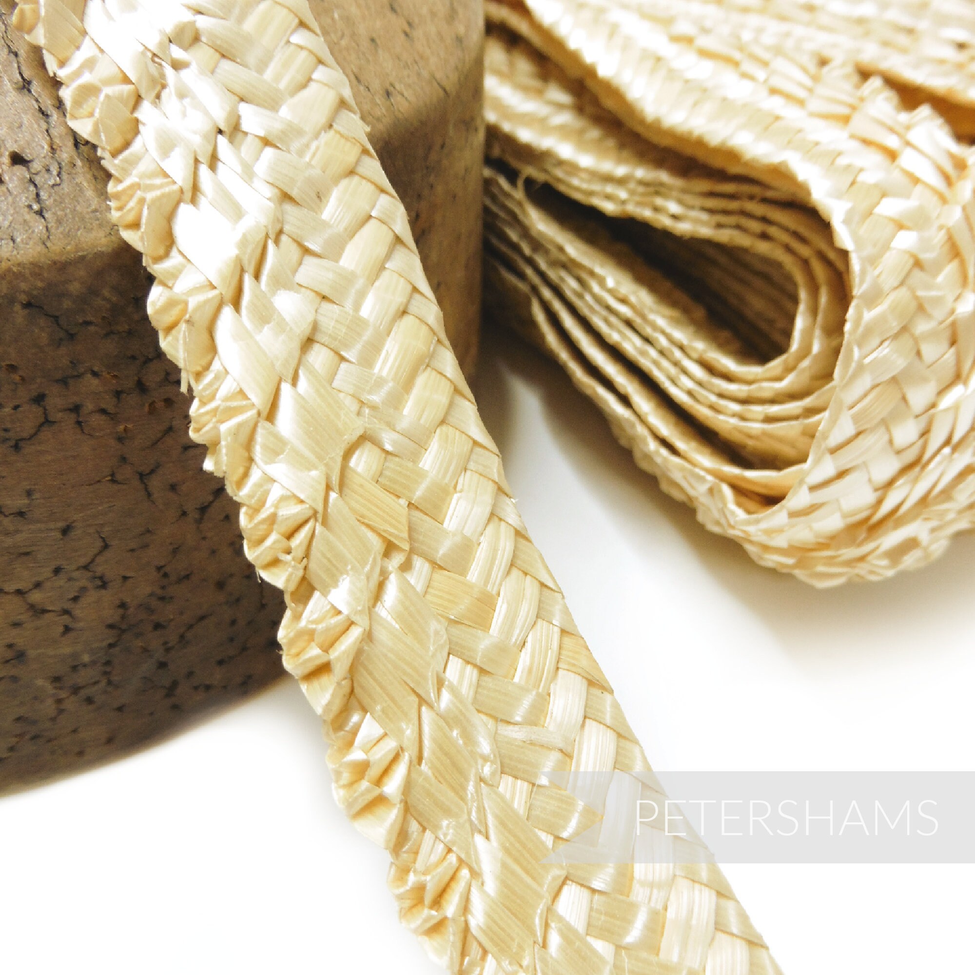 Vintage 23mm Wide Intricate Ruffle Edge Plaited Wheatstraw Braid for ...