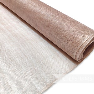 Rose Pink Sinamay Fabric for Millinery, Hat & Fascinator Making - 1/2 Metre