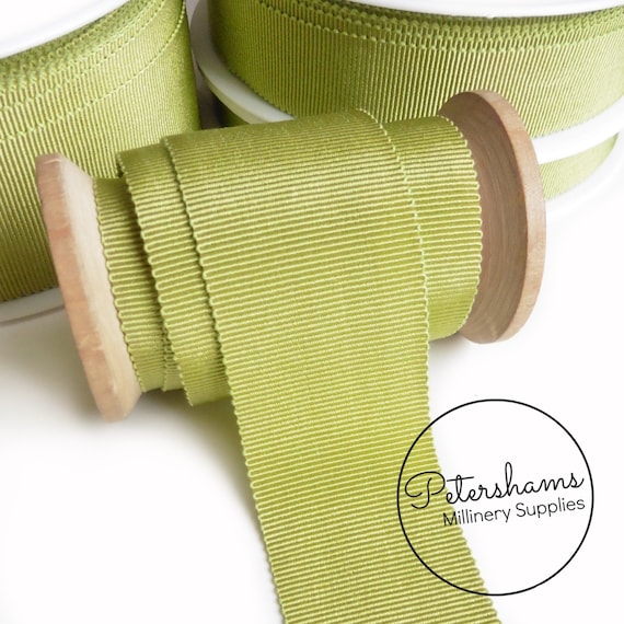Vintage Sage Green Petersham 15mm Vintage Sage Green Petersham 15mm