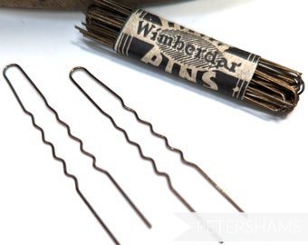 True Vintage 1940's 'Wimberdar' Made in England Hair Pins for Hairstyling