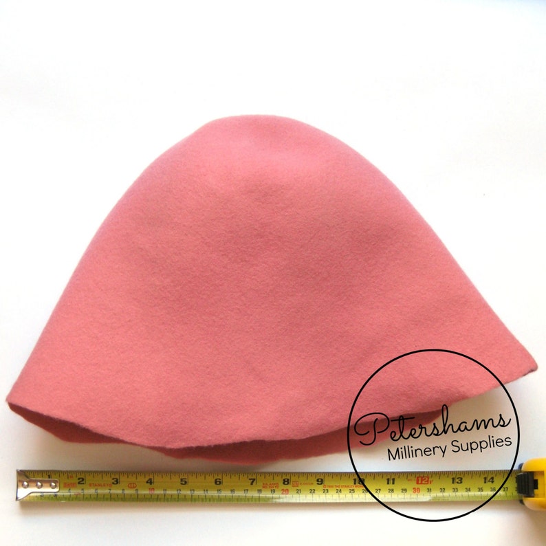 100 Wool Felt Cone Hood Hat Body for Millinery & Hat Making Etsy