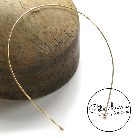 Thin gold headband