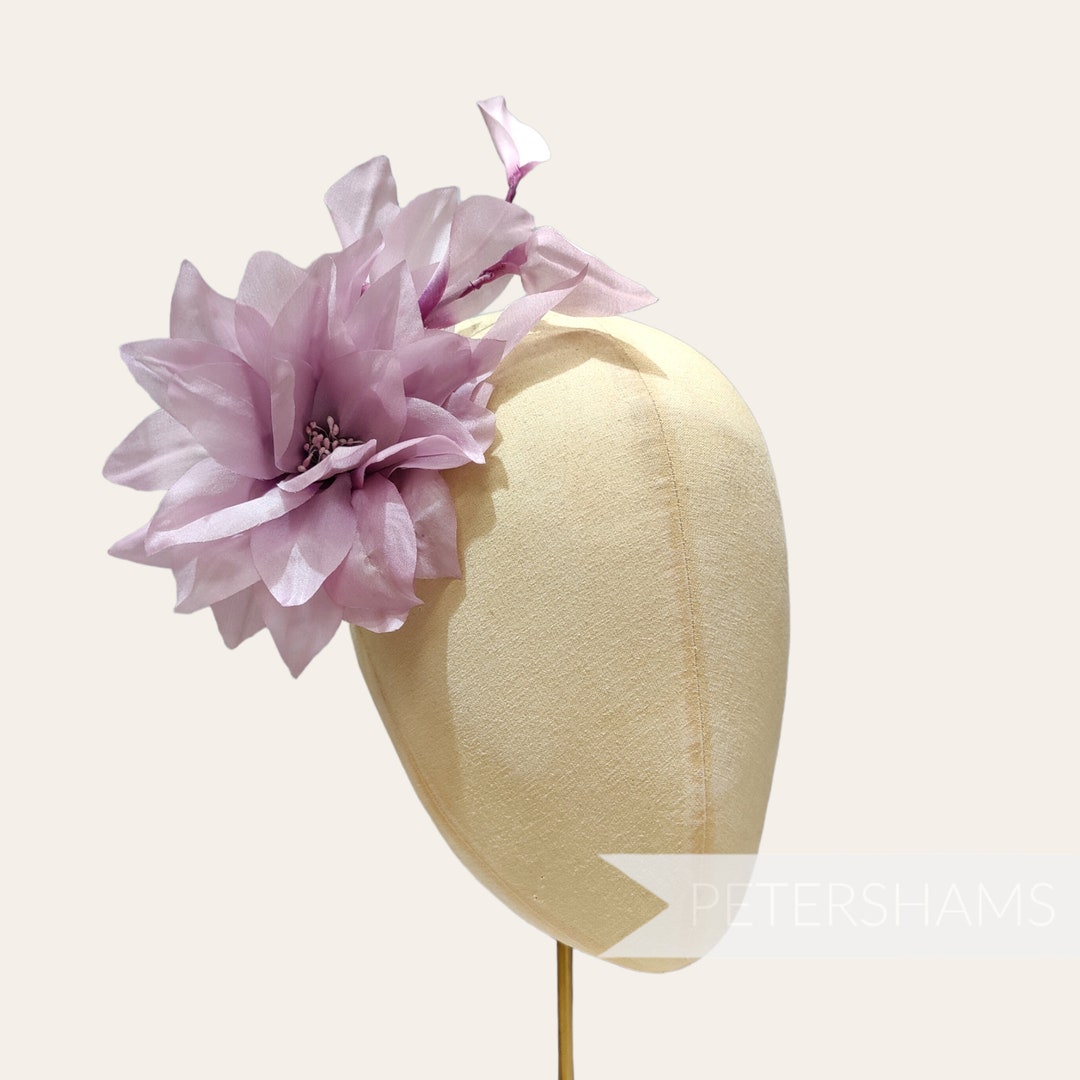 Silk 10cm 'andi' Millinery Flower Mount for Hat Making Etsy
