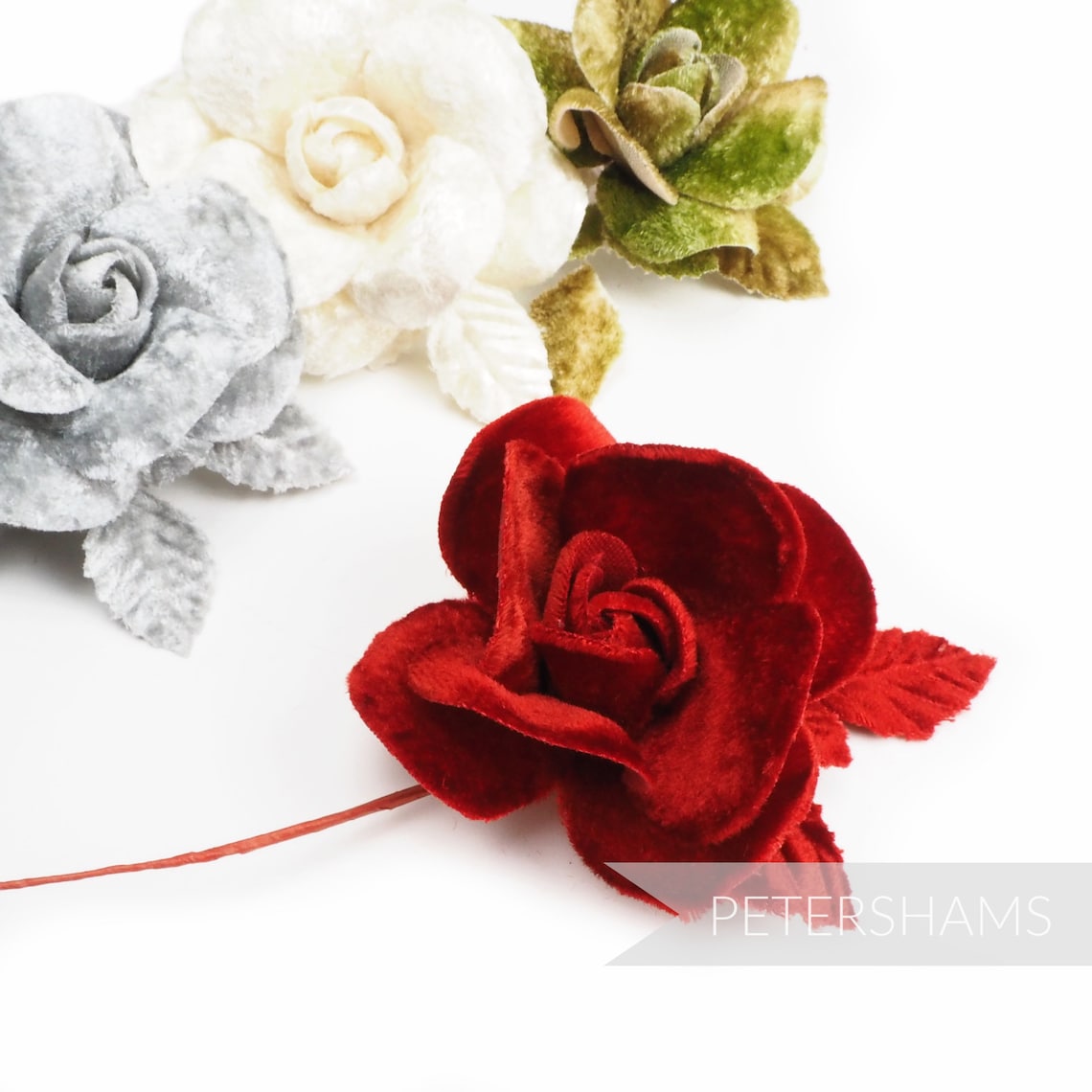 Large Silk Twin Roses Arrangement (many Colors) Online In Australia - Foto 3