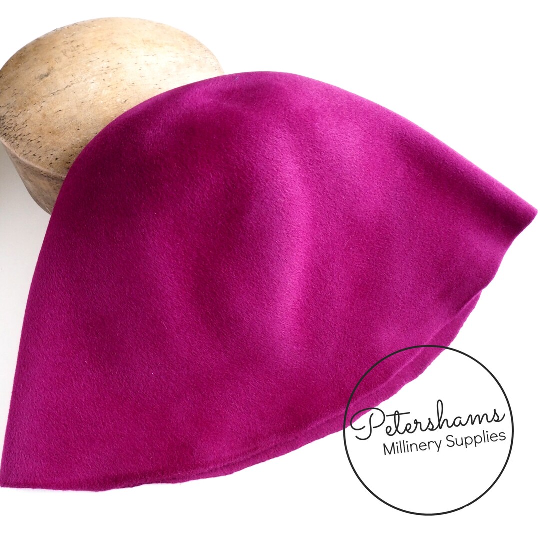 Extra Large Peachbloom Fur Felt Cone Hat Body for Hat Making and