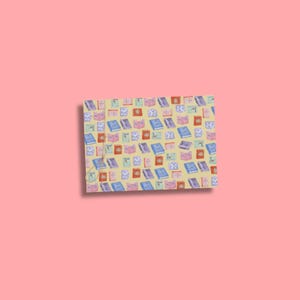 Jane Austin Bookclub Wrapping Paper- Pride and Prejudice Gift Wrap- Party Wrapping Paper