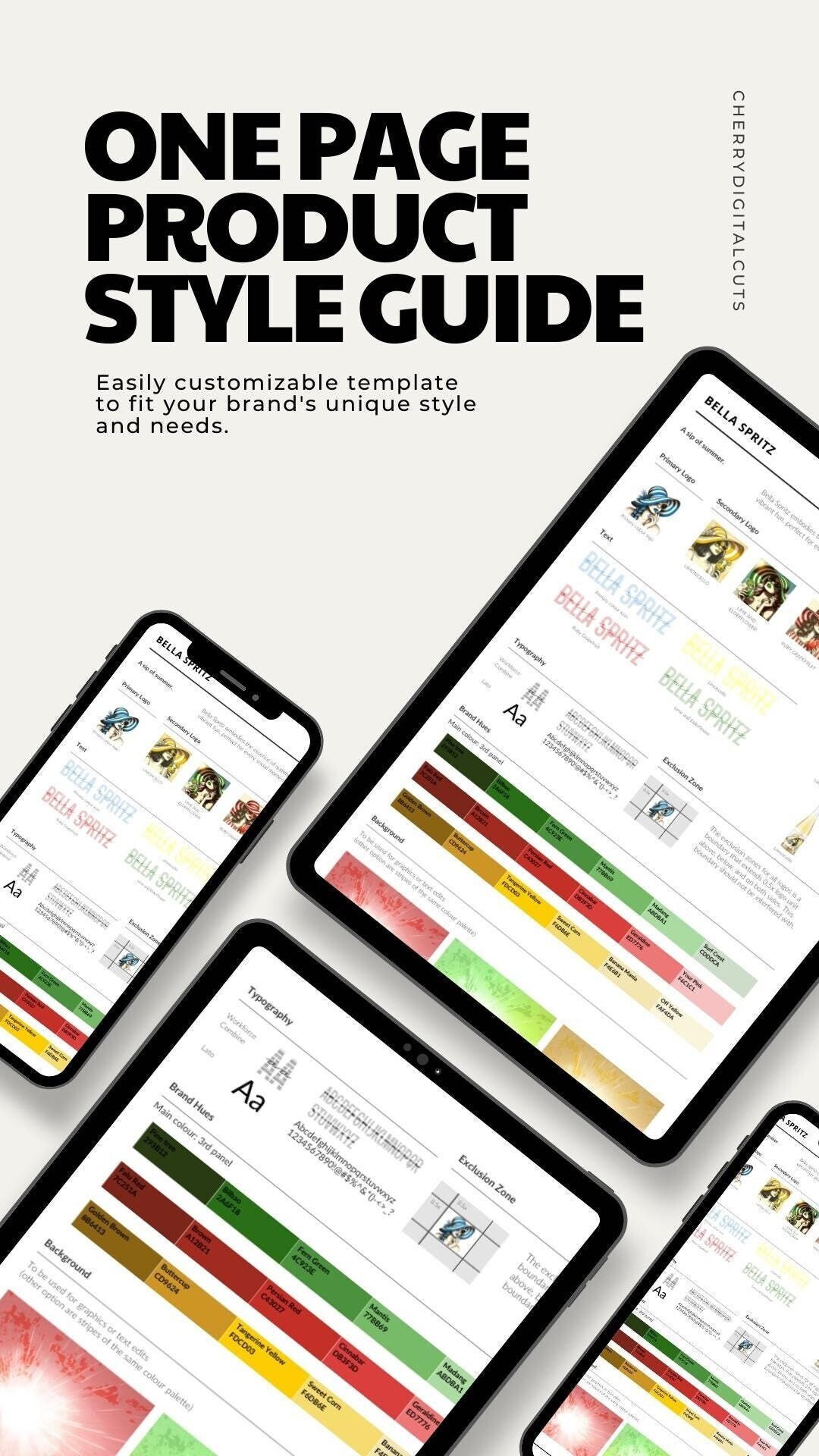 Ultimate One-page Product Style Guide for Consistent Branding - Etsy