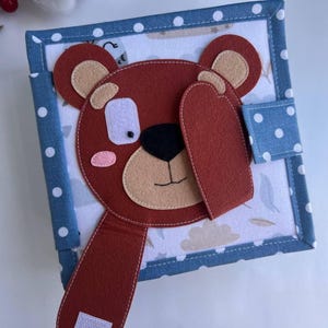 Handmade Sensory Book for Toddler Development Montessori Book | Quiet Book | Busy Book for Children Autism | Toddler Gift | 1-Year-Old Gift