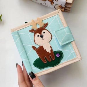 Handmade Sensory Book for Toddler Development Montessori Book | Quiet Book | Busy Book for Children Autism | Toddler Gift | 1-Year-Old Gift