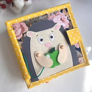 Handmade Sensory Book for Toddler Development Montessori Book | Quiet Book | Busy Book for Children Autism | Toddler Gift | 1-Year-Old Gift
