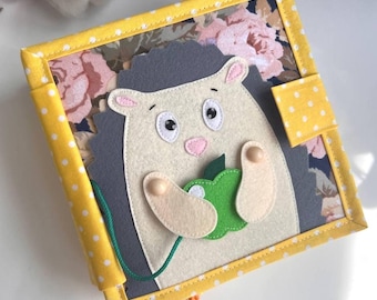 Handmade Sensory Book for Toddler Development Montessori Book | Quiet Book | Busy Book for Children Autism | Toddler Gift | 1-Year-Old Gift