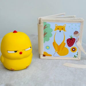 Handmade Sensory Book for Toddler Development Montessori Book | Quiet Book | Busy Book for Children Autism | Toddler Gift | 1-Year-Old Gift