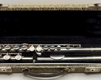 Vintage Noblet Paris Concert Flute C-foot Plateau French Arms - Etsy