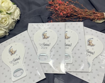 Personalized Favors - Baby Shower Bottle Opener Magnet, Personalized Bottle Opener Magnet For Baby Shower Favors or 1st Birthday Gifts