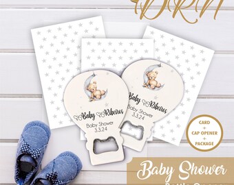 Baby Shower Magnet Opener Favors, Fun Practical Keepsakes for Guests, Ideal Gift for Celebrating New Arrivals, Baby Shower Magnet Opener