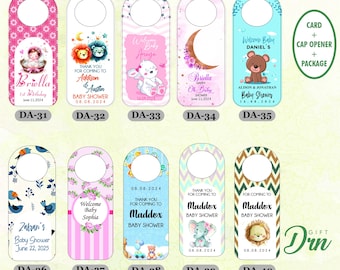 Personalized and packaged Balloon Magnetic Bottle Opener - Baby Shower Gift