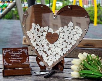 Wedding Guest Book Alternative, Family Tree Guest Book Wedding - Wood, Personalized Wedding Decor, Baby Shower, Bridal Shower, Guest Book