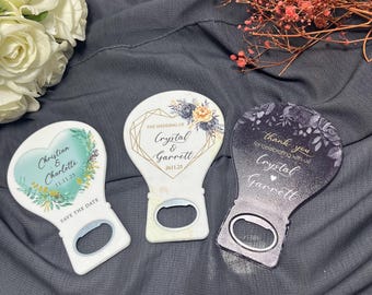 Wedding Favors, Bottle Opener Wedding Favor, Wedding Favors for Guests in Bulk, Personalized Wedding Gifts, Bridal Shower Favors