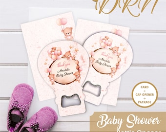 Baby Shower Favor, Baby Shower Guest Gift, Baby Shower Magnet, Bottle Opener Magnet, 1st Birthday Favor, Baby Shower Gift Ideas, Mi Bautizo