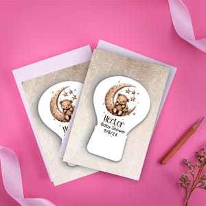 Ursinho de pelúcia, lembrancinhas personalizadas - ímã de urso para chá de bebê, ímã abridor de garrafas personalizado para lembrancinhas de chá de bebê ou presentes de 1º aniversário