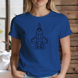 F-35 Lightning II t-shirt | fighter jet shirt, F35 JSF tee, military aircraft shirt, Gildan 64000