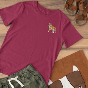 Siberian Tiger kids accent t-shirt, animal lover shirt, tiger tee, wildlife shirt, big cat shirt, tiger kids clothes, Gildan 5000B