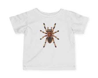 Tarantula White T Shirt Top Spider Tee Design Art - Mens, Womens