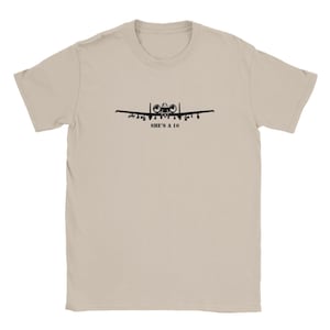 She&#39;s a 10 | A-10 Thunderbolt II t-shirt, military aircraft shirt, warplane tee, Gildan 64000