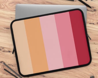 Custodia per computer, custodia per laptop Sunset, accessorio tecnologico, regalo per studenti, regalo per insegnanti, custodia per laptop, custodia resistente