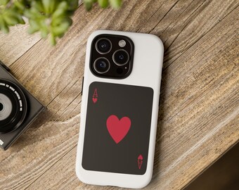 Playing Card Phone Case, Cute Phone Case, Gift for Gamers, Tough Phone Cases, Tech Accessories, Holiday Gift