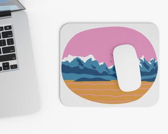 Nature Mouse Pad, Mountain Mouse Pad, Office Accessory, Perfect Gift for Nature Lovers