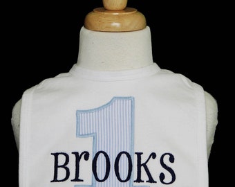 my first birthday bib boy