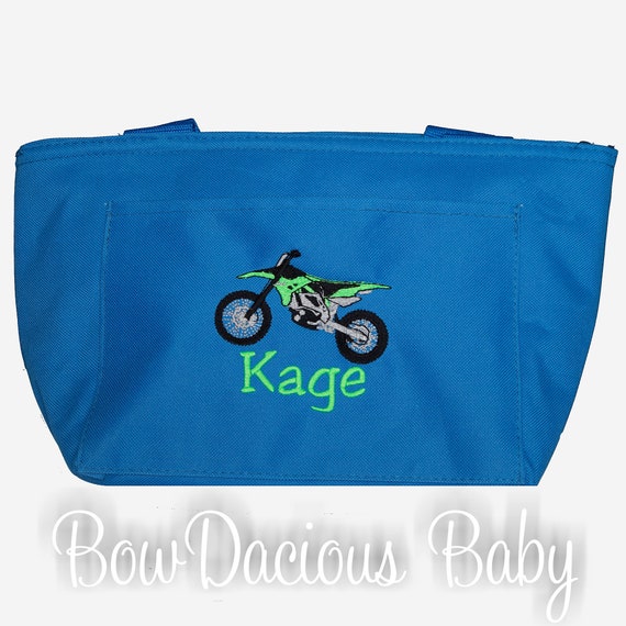 Personalised Lunch Box, Lunch Bag, Custom, Dirt Bike Lunch Bag