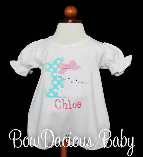 Some Bunny is One, Bunny First Birthday, Bunny Birthday Outfit, Bunny First Birthday Outfit, Bunny Romper, Custom, Any Colors Il_570xn