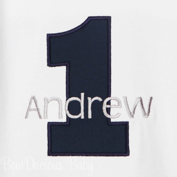Boy Number Birthday Shirt, Boy Birthday Outfit, Birthday Shirt, First Birthday, 1st Birthday Party, Any Age, Bodysuit, Custom, ANY AGE Il_570xn