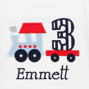 Train Birthday Shirt, Custom