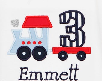 Train Birthday Shirt, Custom